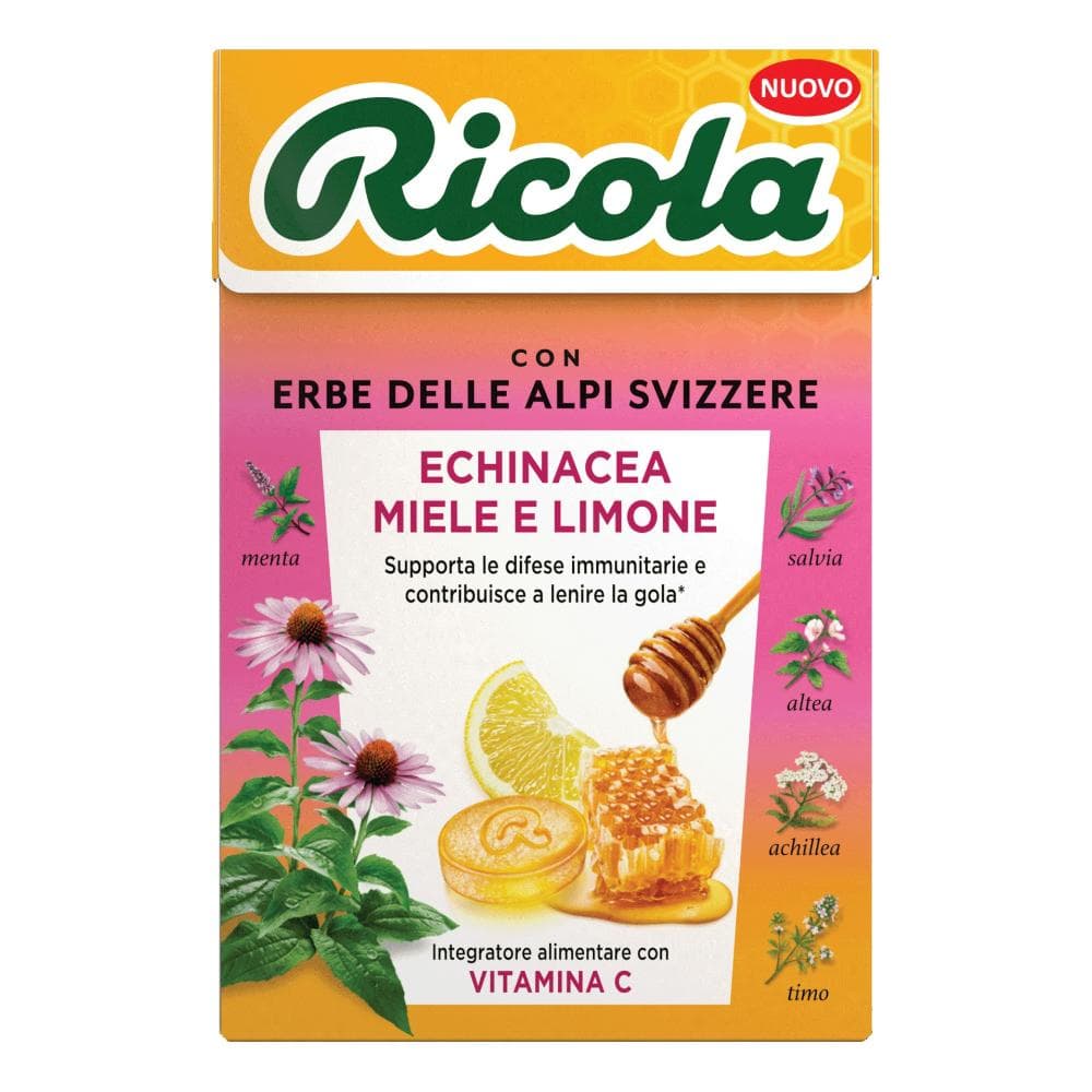 Ricola echinacea miele & limone 50 g