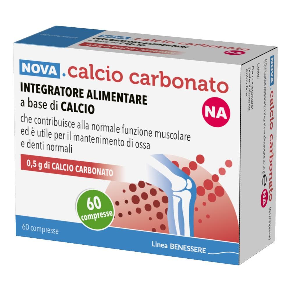 Nova calcio carbonato na 0,5g 60 compresse