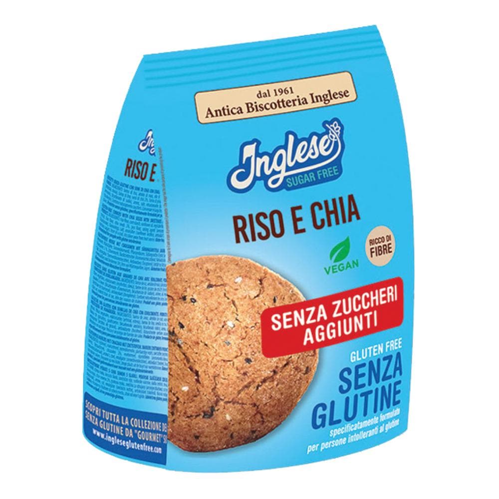 Inglese biscotti griso e chia senza zuccheri aggiunti 200 g