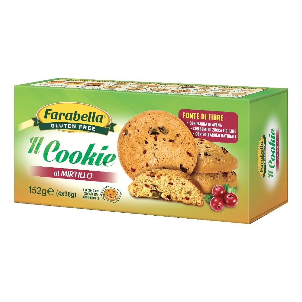 Farabella il cookie al mirtillo 4 bustine da 38 g