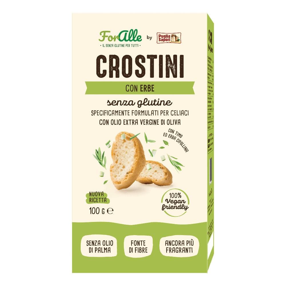 Foralle Crostini Alle Erbe 100 G