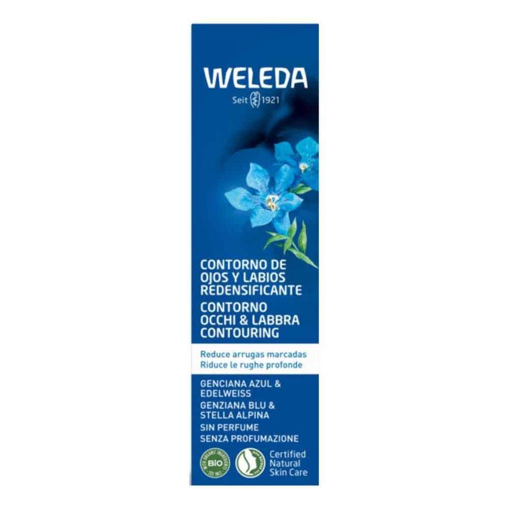 Weleda Italia Crema Contorno Occhi & Labbra Genziana Blu & Stella Alpina 10 Ml