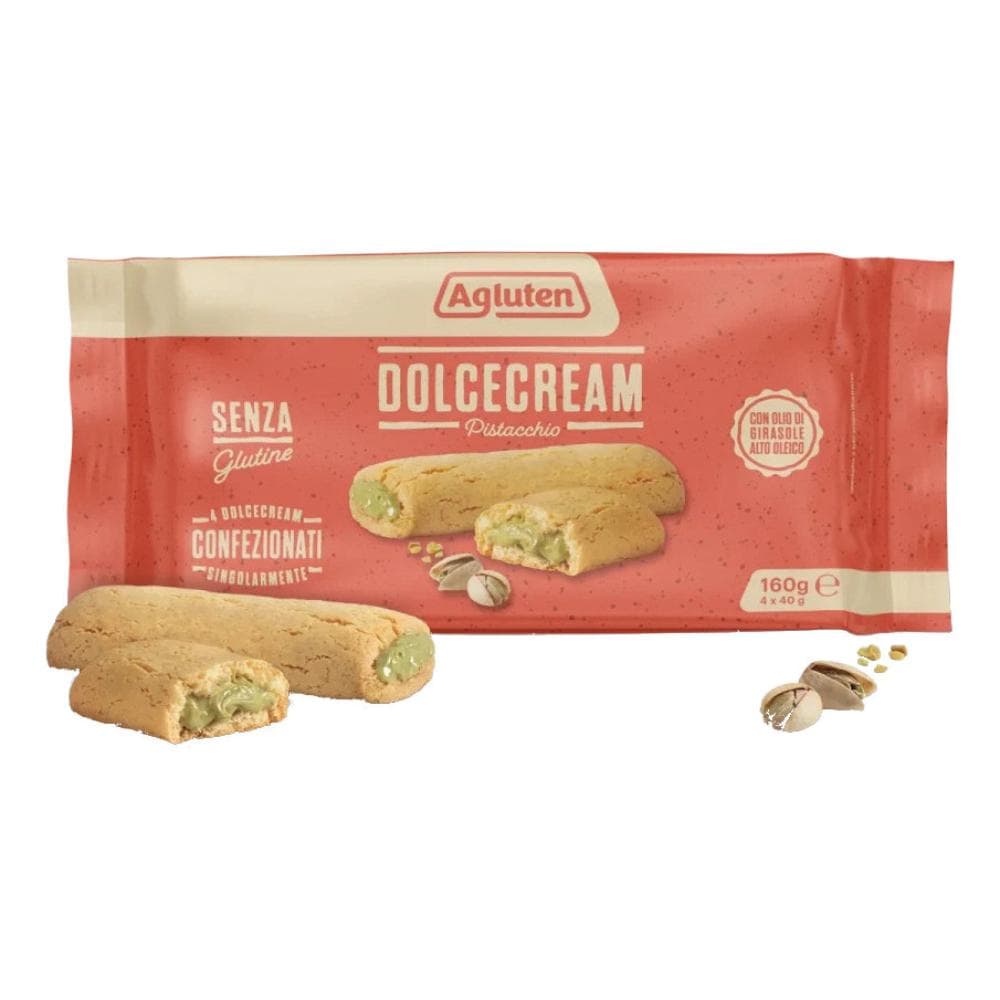 Agluten dolcecream pistacchio 4 x 40 g