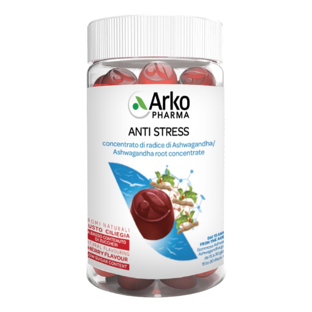Arkopharma Arkogummies Ashwagandha Rimedio Naturale Contro lo Stress 60 gummies