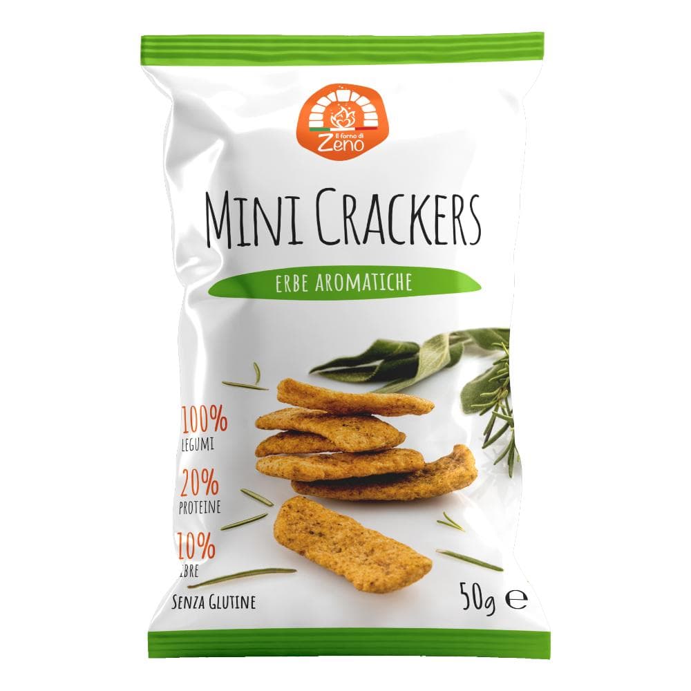 IL FORNO DI ZENO MINICRACKERS DI LEGUMI ALLE ERBE 50 G