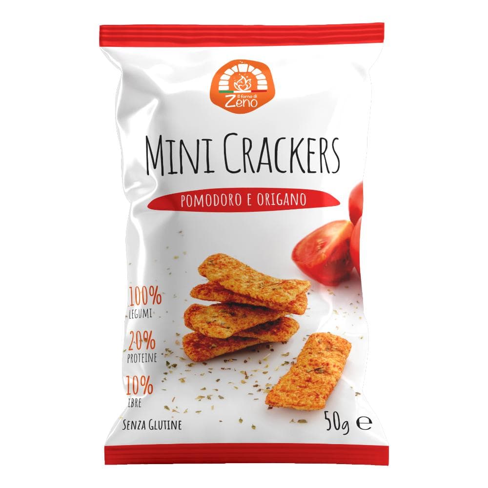 IL FORNO DI ZENO MINICRACKERS DI LEGUMI AL POMODORO 50 G