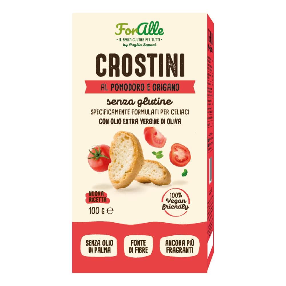 Foralle crostini pomodoro e origano 100 g