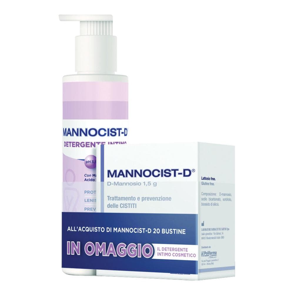Mannocist D 20 Buste + Mannocist D Detergente 300 Ml Omaggio