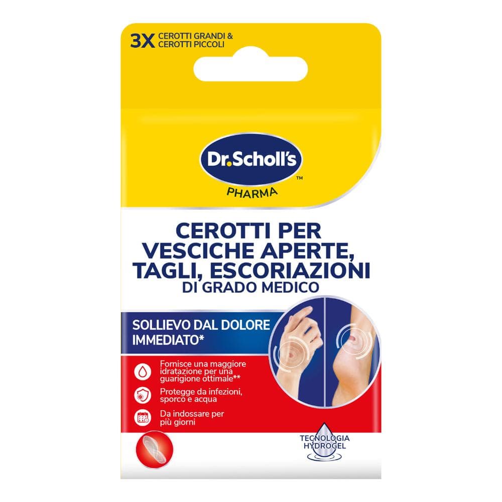 Cerotti Scholl Vesciche Taglie Escoriazioni 6 Pezzi