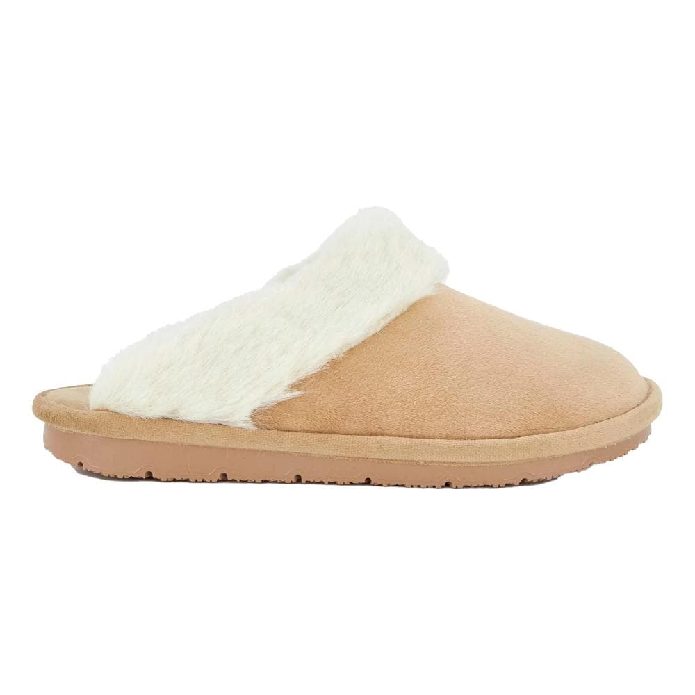 Calzatura brienne microfibre+synthetic fur w beige tomaia microfibra+pelliccia sintetica fodera tomaia microfibra sottopiede microfibra suola tpr fitting f 37