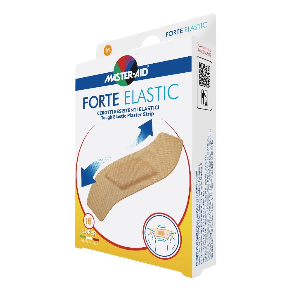 Cerotto master-aid elastic super 16 pezzi