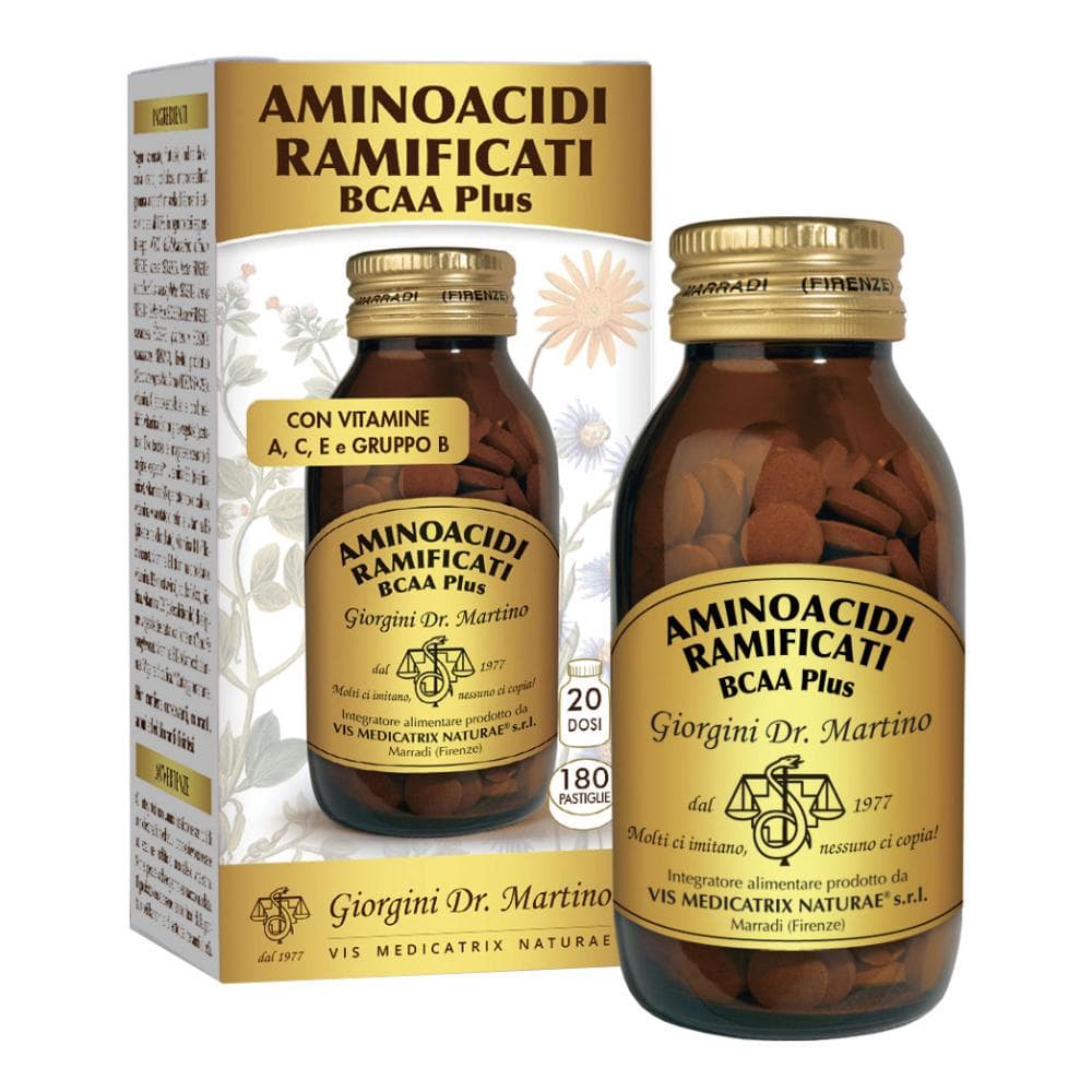 Aminoacidi ramificati bcaa plus 180 pastiglie