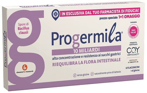 Progermila 10 miliardi 6 flaconcini 10 ml