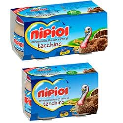 Nipiol omogeneizzato tacchino 120 g x 2 pezzi
