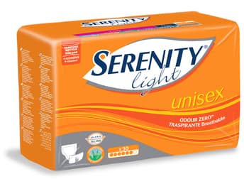 Serenity Light Unisex Pannolone Incontinenza Lieve E Moderata 30 Pezzi