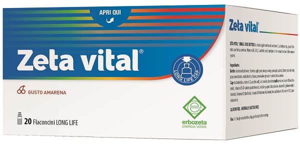 Erbozeta spa zeta vital 20 flaconcini