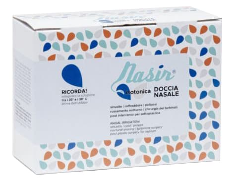 Nas-ir Lavaggio Nasale Soluzione Isotonica 4 Sacche + 4 Blister