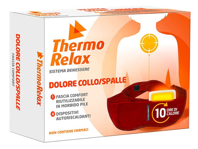 Thermo Relax  Fascia per Collo e Spalle 4 Ricariche