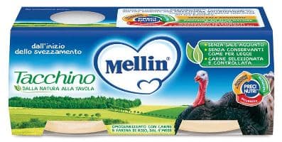 Mellin Omogeneizzato di Tacchino 2 x 80 g