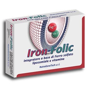 Iron folic 30 capsule - nutragenetech srl