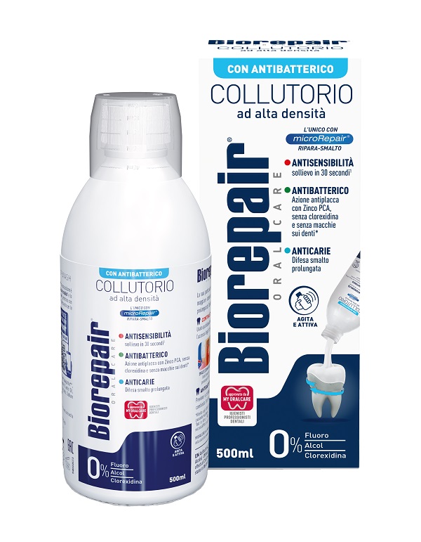 Biorepair Collutorio 3in1 Denti Sensibili Triplice Azione 500 ml