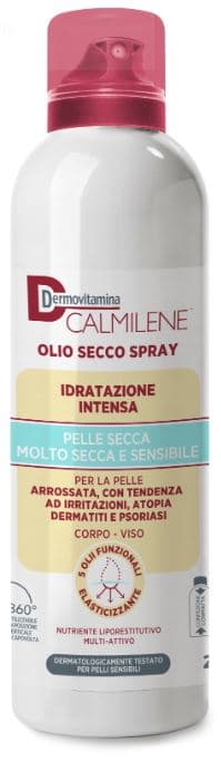 Dermovitamina Calmilene Olio Secco Spray Idratazione Intensa 200 ml