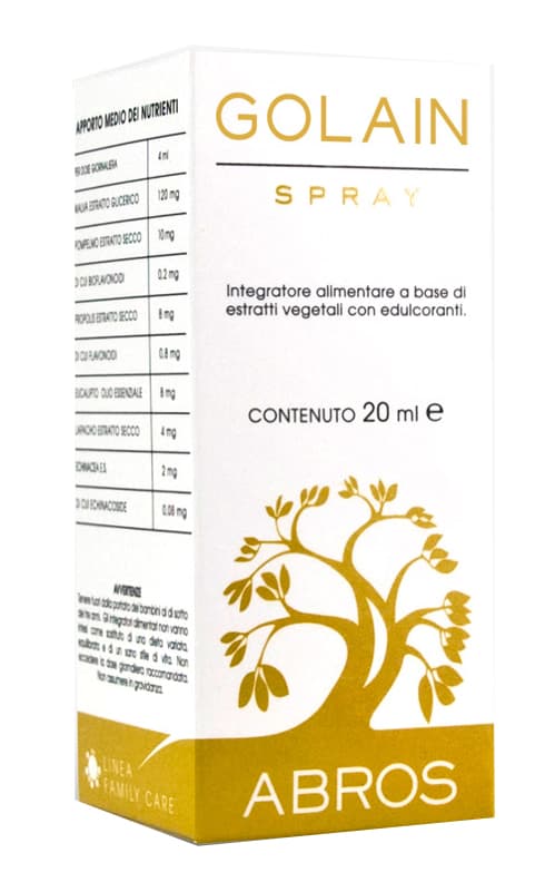 Golain Spray Sollievo Integratore Vie Respiratorie 20 ml