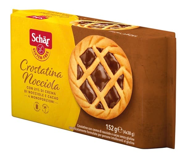 Schar Crostatina Nocciola 4 Monoporzioni Da 38 G