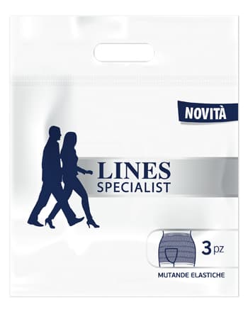 Lines specialist mutanda elastica xl 3 pezzi