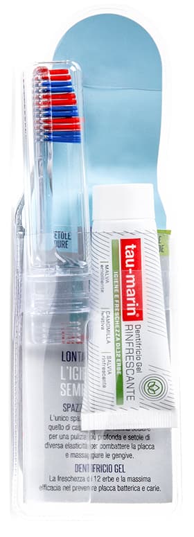 Tau Marin Tau Kit Spazzolino Duro New