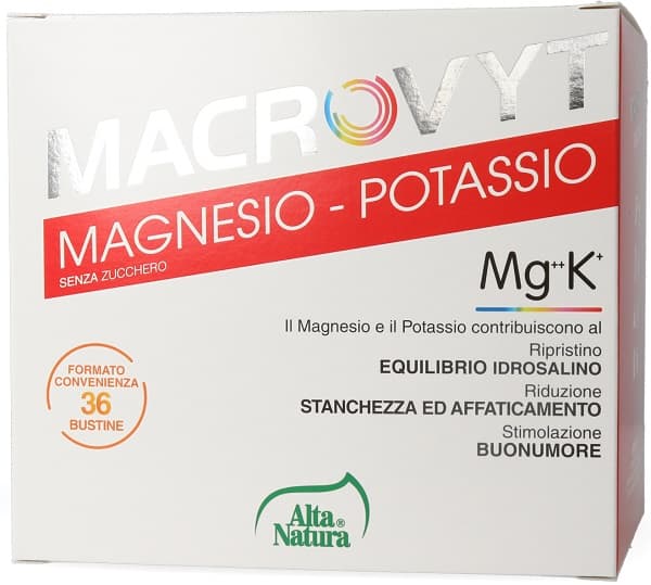 Macrovyt magnesio/potassio 36 bustine