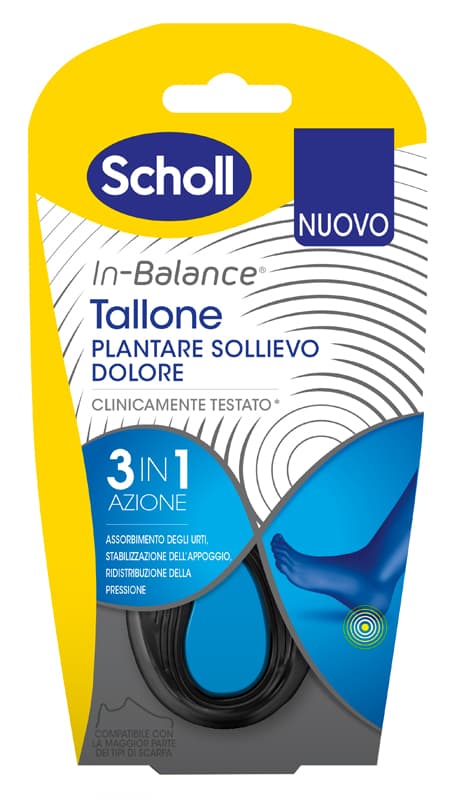 Scholl Tallone Plantare Tallonite e Tendine di Achille Taglia M 2 Pezzi