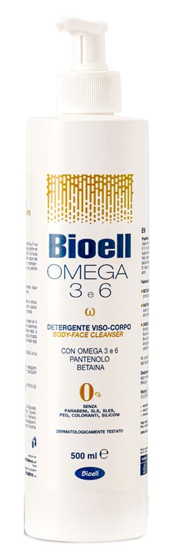 Bioell omega 3-6 detergente viso / corpo agli omega 3 e 6