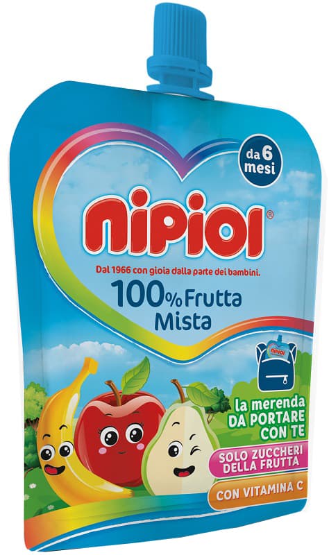Nipiol purea pouch frutta mista 85 g