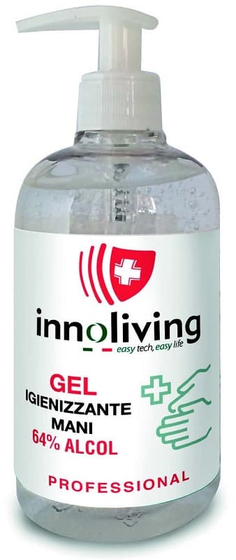 Innoliving Gel Igienizzante Mani 64% Alcol 500 Ml