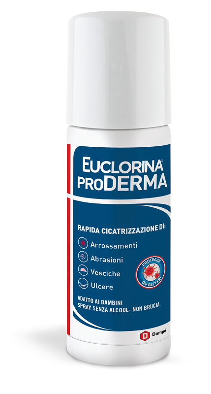 Euclorina Proderma Spray Riparazione Cute Lesa 125 ml