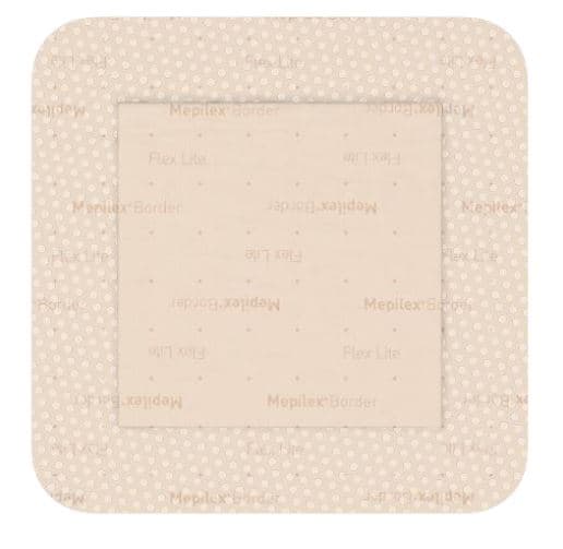 Medicazione in schiuma di poliuretano mepilex border flex lite 15x15 cm 5 pezzi