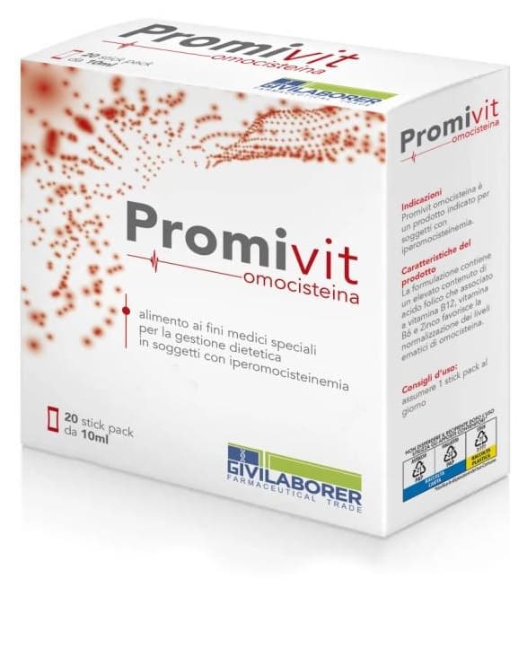 Promivit Omocisteina 20 Stick Pack Da 10 Ml