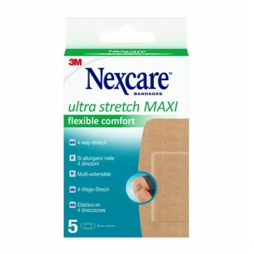 Cerotto Nexcare Ultra Stretch Maxi Flexible Comfort 50 X101 Mm 5 Pezzi