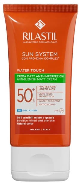 Rilastil Sun System Water Touch SPF 50+ Fluido Solare Viso 50 ml