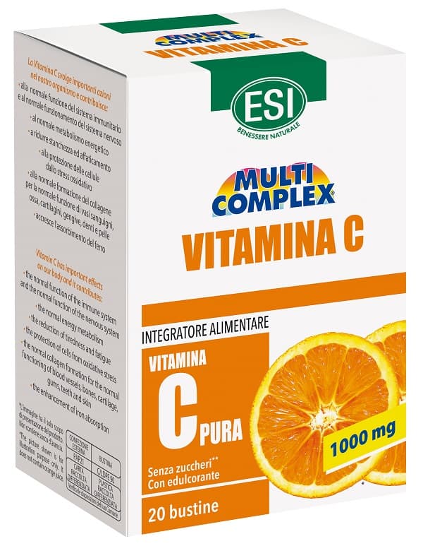 Esi multicomplex vitamina c 20 bustine da 2 g
