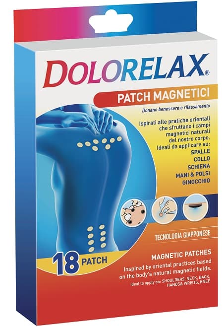 Dolorelax Patch Magnetici Cerotti Dolore Muscolare, 18 patch