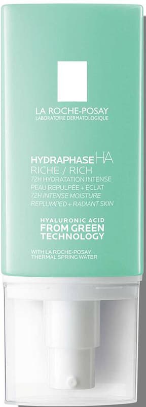 La Roche Posay Hydraphase Ha Riche Trattamento Viso Idratazione 72h + Nutrimento + Luminosità Pelle Secca 50 ml