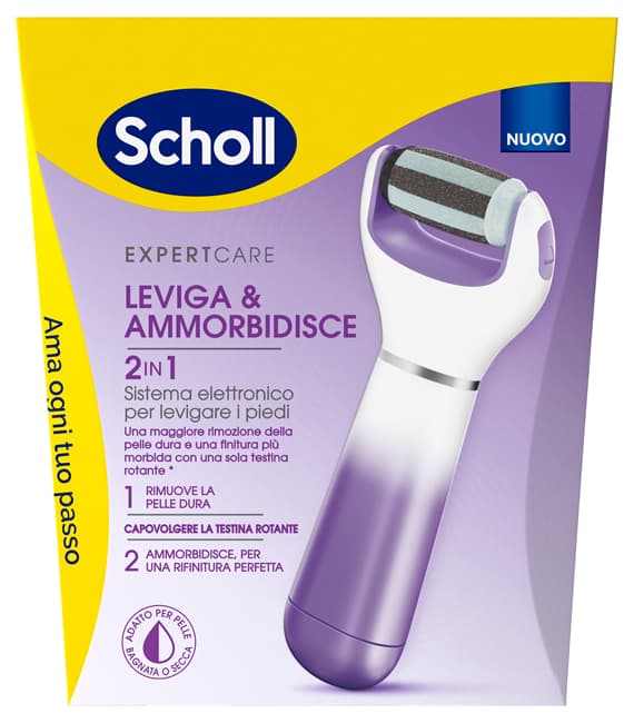 Scholl Velvet 2in1 Rool Elettronico per Pedicure 1 pezzo