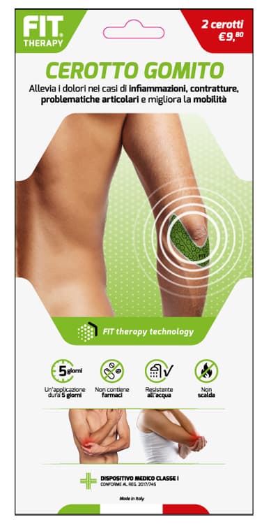 Fit Therapy Patch Cerotto Gomito, 2 cerotti