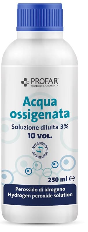 Federfarma.co Profar Acqua Ossigen 3% 10 Volumi 250 Ml