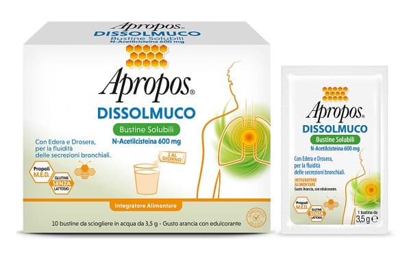 Apropos Dissolmuco 10 Bustine Orosolubili