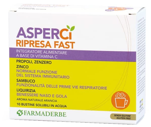 Asper ci ripresa fast 10 bustine 5 g
