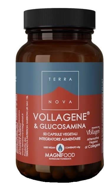 Terranova Vollagene - Vollagene & Glucosamina Complex Integratore, 50 Capsule