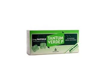Tantum verde p 3 mg 20 pastiglie gusto menta
